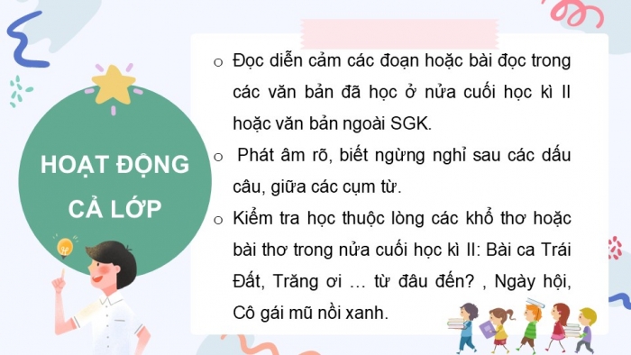 Giáo án điện tử Tiếng Việt 5 cánh diều Bài 19: Ôn tập cuối năm học (Tiết 12)