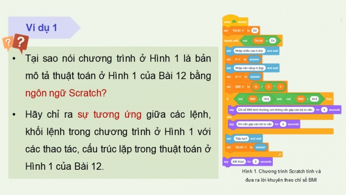 Giáo án điện tử Tin học 9 chân trời Bài 13: Quy trình giao bài toán cho máy tính giải quyết