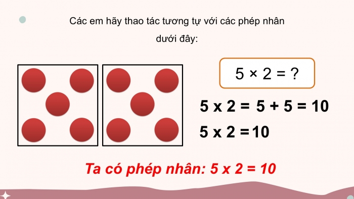 Giáo án PPT Toán 2 cánh diều bài Phép nhân