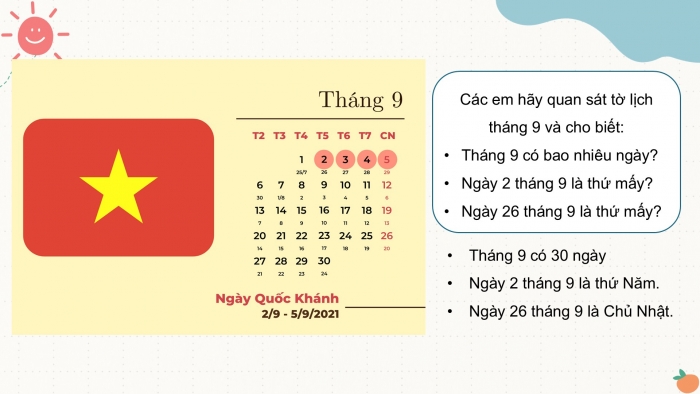 Giáo án PPT Toán 2 cánh diều bài Ngày – Tháng