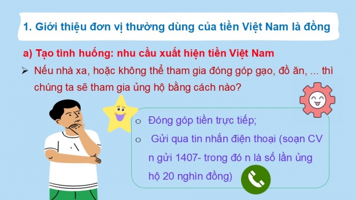 Giáo án PPT Toán 2 chân trời bài Tiền Việt Nam