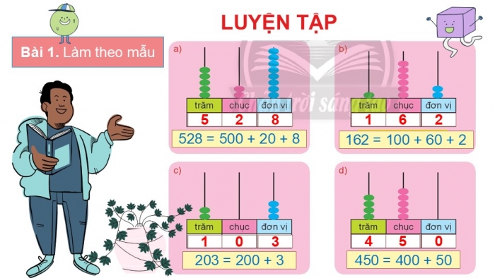 Giáo án PPT Toán 2 chân trời bài Ôn tập các số trong phạm vi 1 000