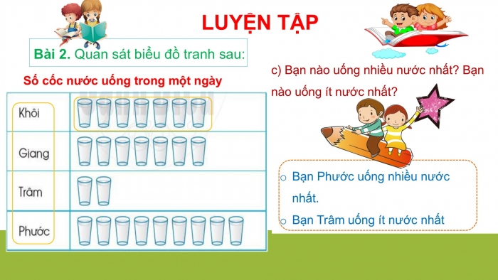 Giáo án PPT Toán 2 cánh diều bài Ôn tập về một số yếu tố thống kê và xác suất