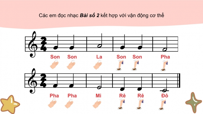 Giáo án PPT Âm nhạc 2 kết nối Tiết 12: Ôn tập Hát và đọc nhạc, Vận dụng – Sáng tạo