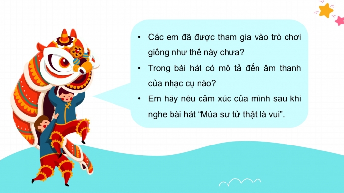 Giáo án PPT Âm nhạc 2 kết nối Tiết 14: Nghe nhạc Múa sư tử thật là vui, Ôn tập bài hát Chú chim nhỏ dễ thương