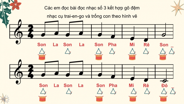 Giáo án PPT Âm nhạc 2 kết nối Tiết 22: Ôn tập Hát và đọc nhạc, Vận dụng – Sáng tạo