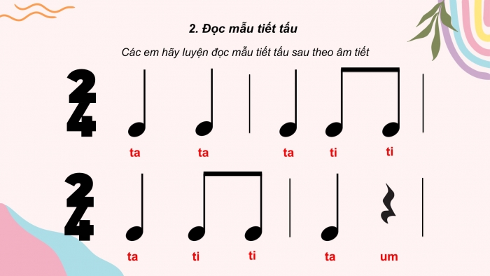 Giáo án PPT Âm nhạc 2 chân trời Tiết 3: Đọc nhạc Giọt mưa và em bé, Câu chuyện Vương quốc bánh kẹo