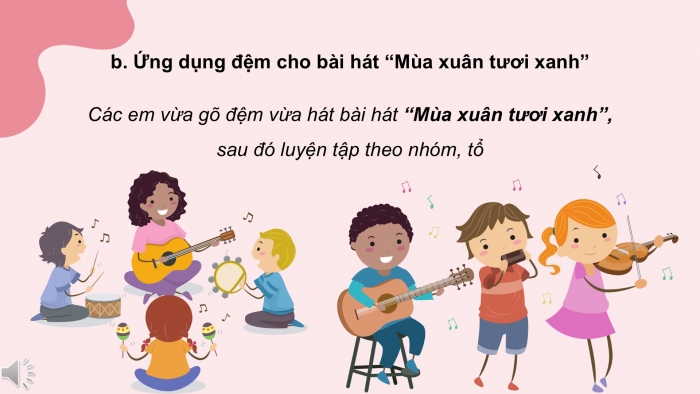 Giáo án PPT Âm nhạc 2 cánh diều Tiết 16: Nhạc cụ, Vận dụng – Sáng tạo Tìm những từ ẩn trong ô chữ