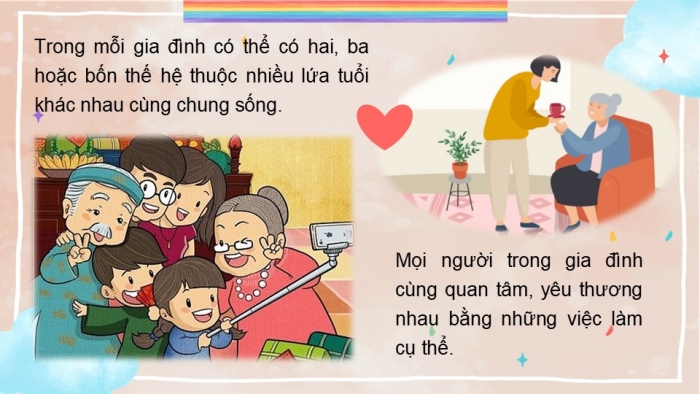 Giáo án PPT Tự nhiên và Xã hội 2 chân trời Bài 5: Ôn tập chủ đề Gia đình