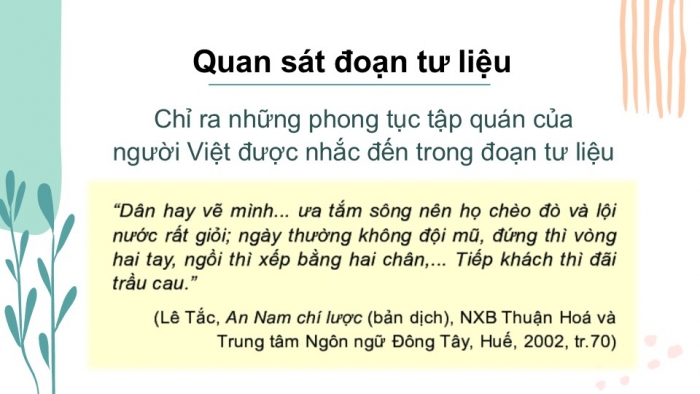 Giáo án PPT Lịch sử 6 kết nối Bài 17: Cuộc đấu tranh bảo tồn và phát triển văn hoá dân tộc của người Việt