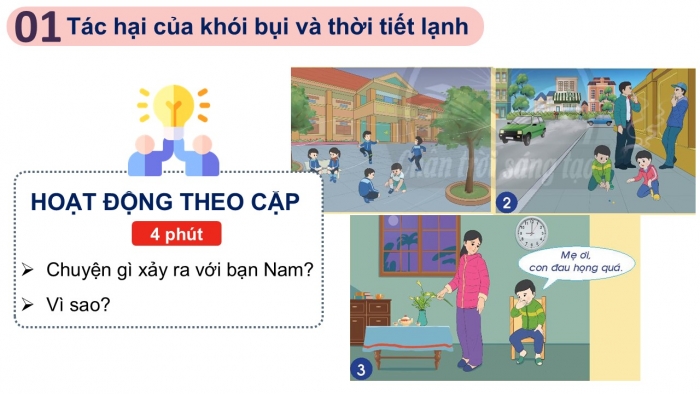 Giáo án PPT Tự nhiên và Xã hội 2 chân trời Bài 22: Chăm sóc, bảo vệ cơ quan hô hấp