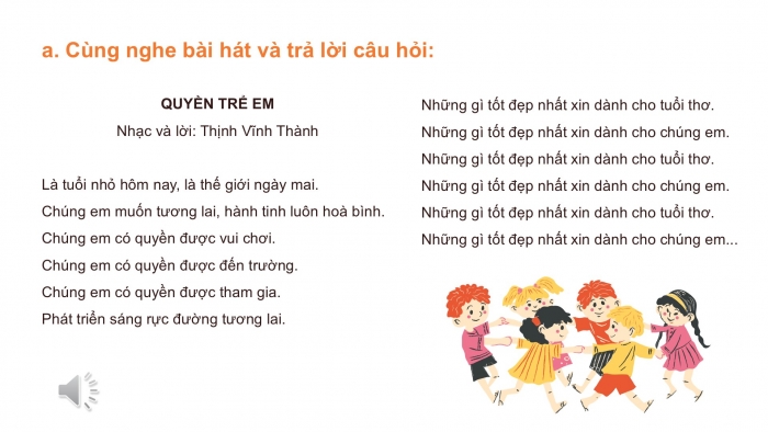 Giáo án PPT Công dân 6 cánh diều Bài 12: Quyền trẻ em