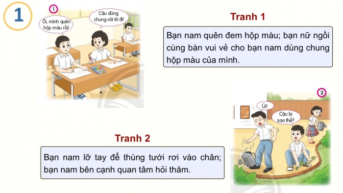 Giáo án PPT Đạo đức 2 chân trời Bài 7: Quan tâm, giúp đỡ bạn