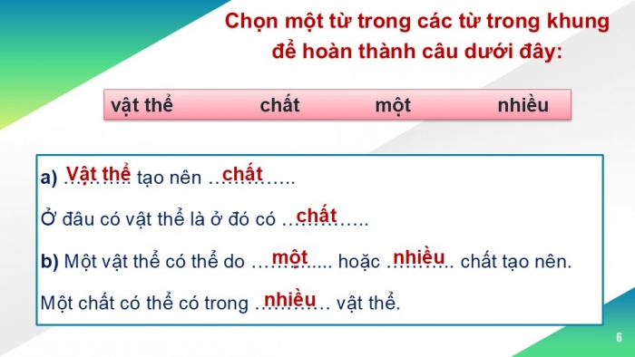 Giáo án PPT KHTN 6 cánh diều Bài 5: Sự đa dạng của chất