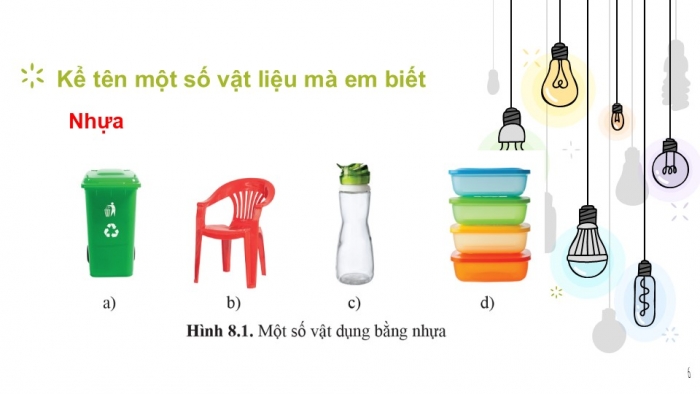 Giáo án PPT KHTN 6 cánh diều Bài 8: Một số vật liệu, nhiên liệu và nguyên liệu thông dụng