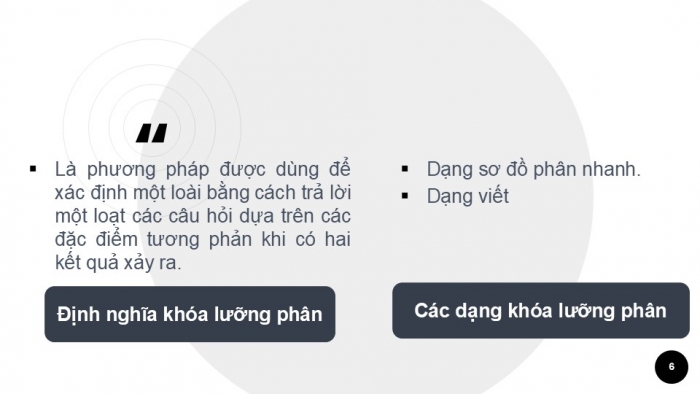 Giáo án PPT KHTN 6 cánh diều Bài 15: Khoá lưỡng phân