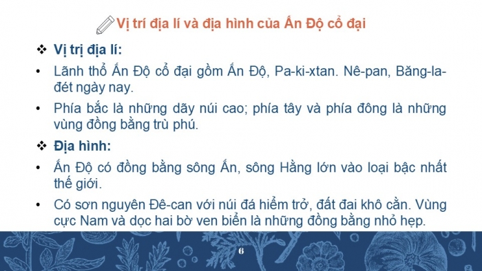 Giáo án PPT Lịch sử 6 cánh diều Bài 7: Ấn Độ cổ đại