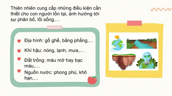 Giáo án PPT Địa lí 6 kết nối Bài 28: Mối quan hệ giữa con người và thiên nhiên