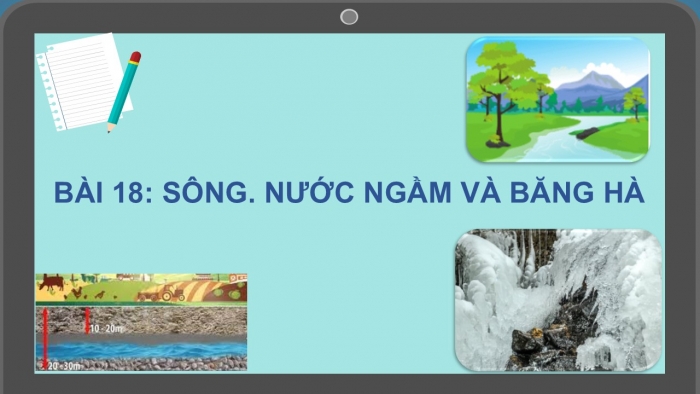 Giáo án PPT Địa lí 6 cánh diều Bài 18: Sông. Nước ngầm và băng hà