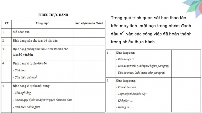 Giáo án PPT Tin học 6 cánh diều Bài 3: Thực hành tìm kiếm, thay thế và định dạng văn bản