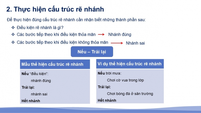 Giáo án PPT Tin học 6 cánh diều Bài 3: Cấu trúc rẽ nhánh trong thuật toán