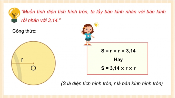 Giáo án điện tử Toán 5 cánh diều Bài 56: Diện tích hình tròn