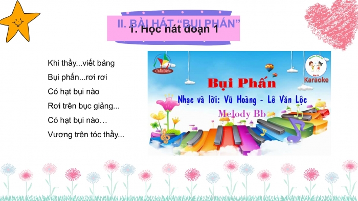 Giáo án PPT Âm nhạc 6 cánh diều Tiết 1: Hát bài Bụi phấn, Nghệ sĩ Nhân dân Quách Thị Hồ, Trải nghiệm và khám phá