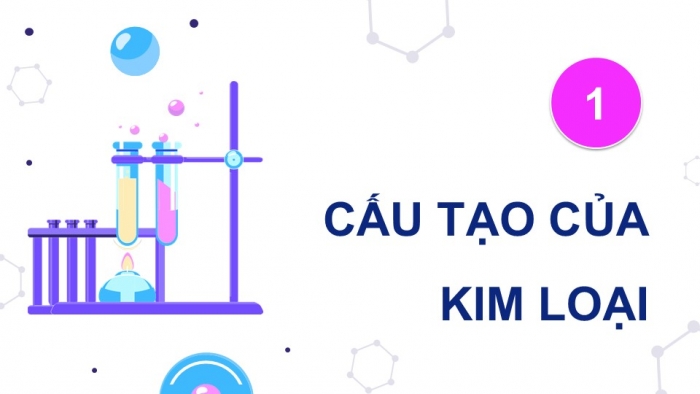 Giáo án điện tử Hoá học 12 chân trời Bài 14: Đặc điểm cấu tạo và liên kết kim loại. Tính chất kim loại