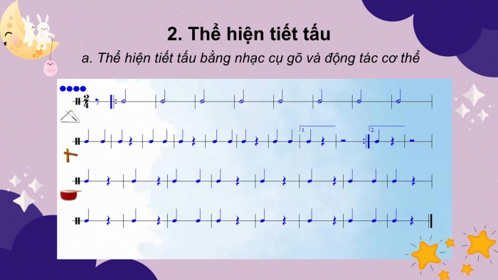 Giáo án PPT Âm nhạc 6 cánh diều Tiết 2: Ôn tập bài hát Những lá thuyền ước mơ kết hợp gõ đệm bằng nhạc cụ gõ, Trải nghiệm và khám phá