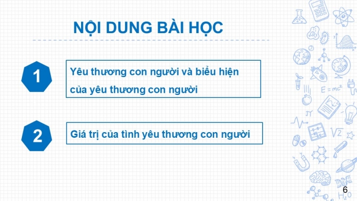 Giáo án PPT Công dân 6 kết nối Bài 2: Yêu thương con người