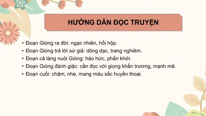 Giáo án PPT Ngữ văn 6 cánh diều Bài 1: Thánh Gióng