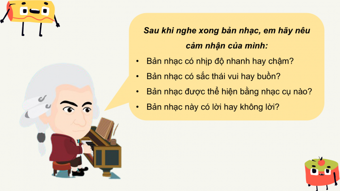 Giáo án PPT Âm nhạc 2 cánh diều Tiết 11: Vận dụng – Sáng tạo Vỗ tay với âm thanh to – nhỏ khác nhau, Nghe nhạc Hành khúc Thổ Nhĩ Kỳ