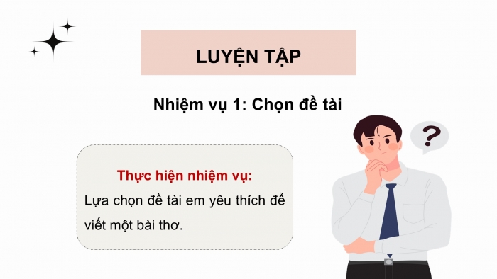 Giáo án điện tử Ngữ văn 9 kết nối Bài 7: Tập làm một bài thơ tám chữ