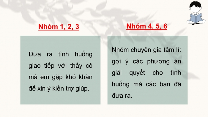 Giáo án PPT HĐTN 6 cánh diều Chủ đề 3: Thầy cô với chúng em - Tuần 10