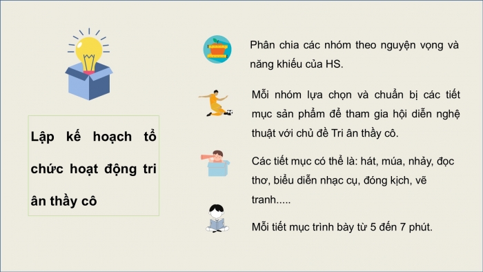 Giáo án PPT HĐTN 6 cánh diều Chủ đề 3: Tri ân thầy cô - Tuần 11