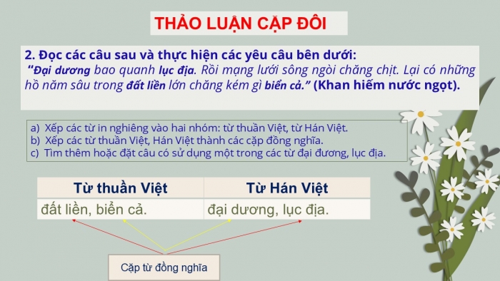 Giáo án PPT Ngữ văn 6 cánh diều Bài 8: Thực hành tiếng Việt