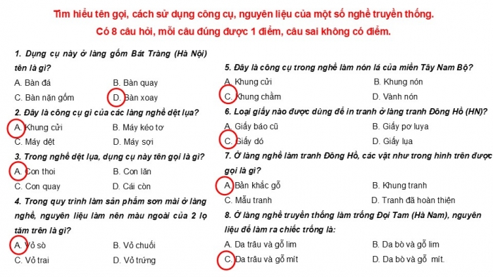 Giáo án PPT HĐTN 6 cánh diều Chủ đề 8: An toàn lao động ở các làng nghề - Tuần 32