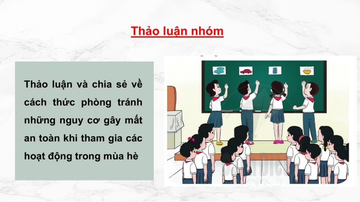 Giáo án PPT HĐTN 6 cánh diều Chủ đề 9: Đón hè vui và an toàn - Tuần 34