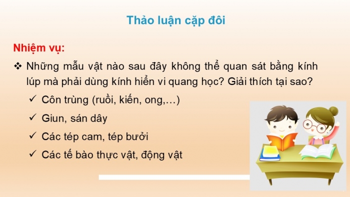 Giáo án PPT KHTN 6 kết nối Bài 4: Sử dụng kính hiển vi quang học