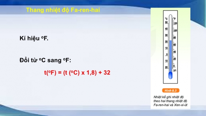 Giáo án PPT KHTN 6 kết nối Bài 8: Đo nhiệt độ