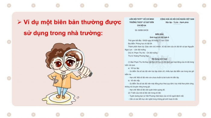 Giáo án PPT Ngữ văn 6 cánh diều Bài 10: Viết biên bản