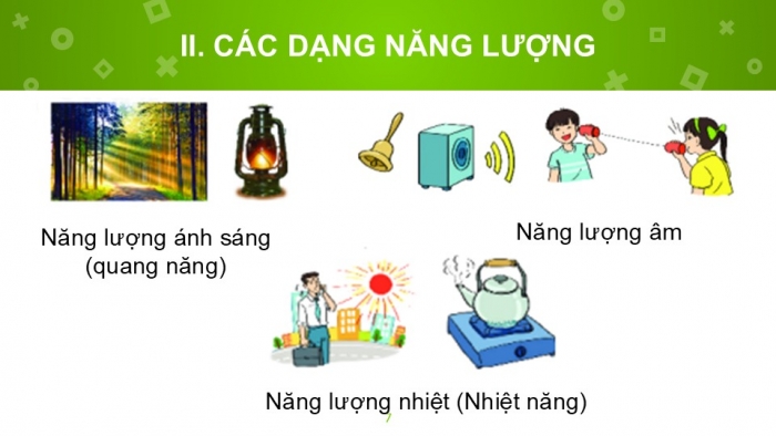 Giáo án PPT KHTN 6 kết nối Bài 47: Một số dạng năng lượng