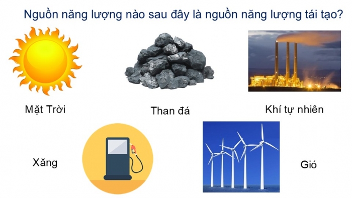 Giáo án PPT KHTN 6 kết nối Bài 50: Năng lượng tái tạo