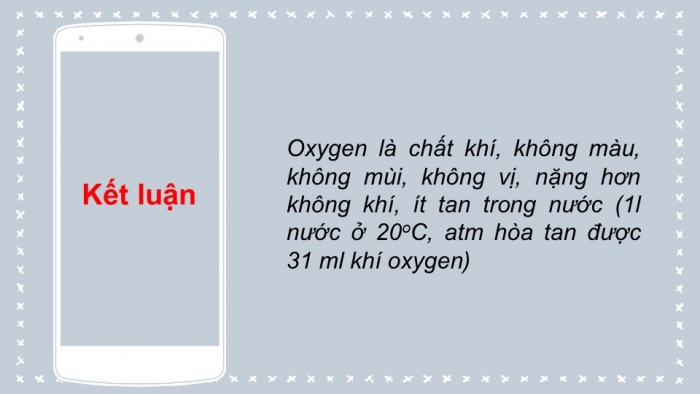 Giáo án PPT KHTN 6 chân trời Bài 9: Oxygen