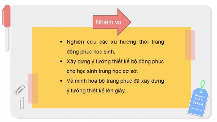 Giáo án PPT Công nghệ 6 chân trời Dự án 3: Em làm nhà thiết kế thời trang