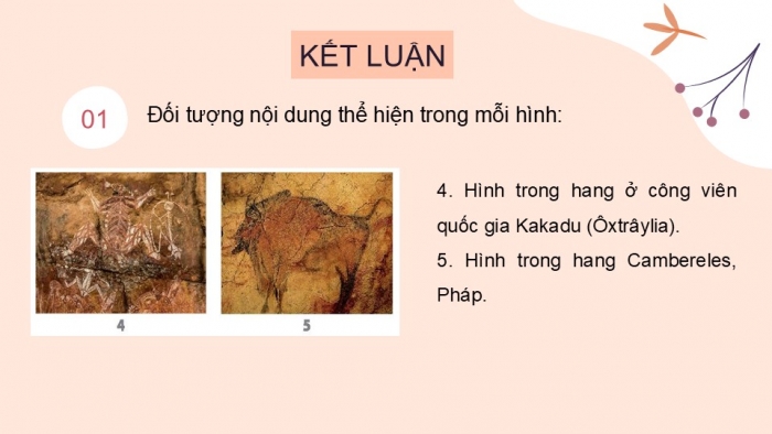 Giáo án PPT Mĩ thuật 6 chân trời Bài 1: Những hình vẽ trong hang động