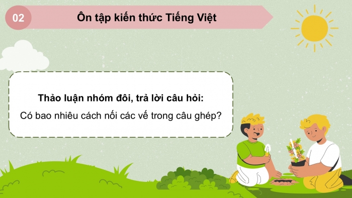 Giáo án PPT dạy thêm Tiếng Việt 5 chân trời bài 7: Bài đọc Lộc vừng mùa xuân. Luyện tập về cách nối các vế trong câu ghép. Viết bài văn tả người (Bài viết số 1)