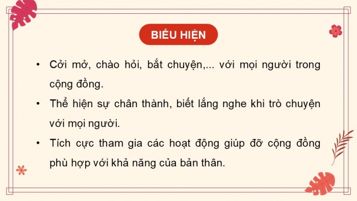 Giáo án điện tử Hoạt động trải nghiệm 12 chân trời bản 2 Chủ đề 5: Phát triển cộng đồng đoàn kết và bền vững (P2)