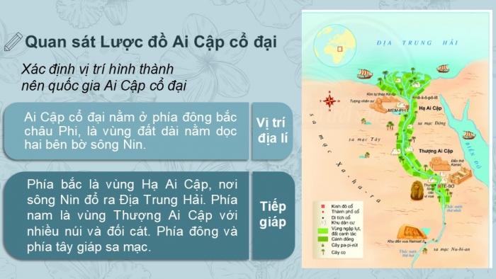 Giáo án PPT Lịch sử 6 chân trời Bài 6: Ai Cập cổ đại