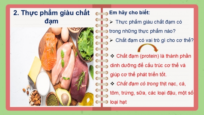 Giáo án PPT Công nghệ 6 kết nối Bài 4: Thực phẩm và dinh dưỡng